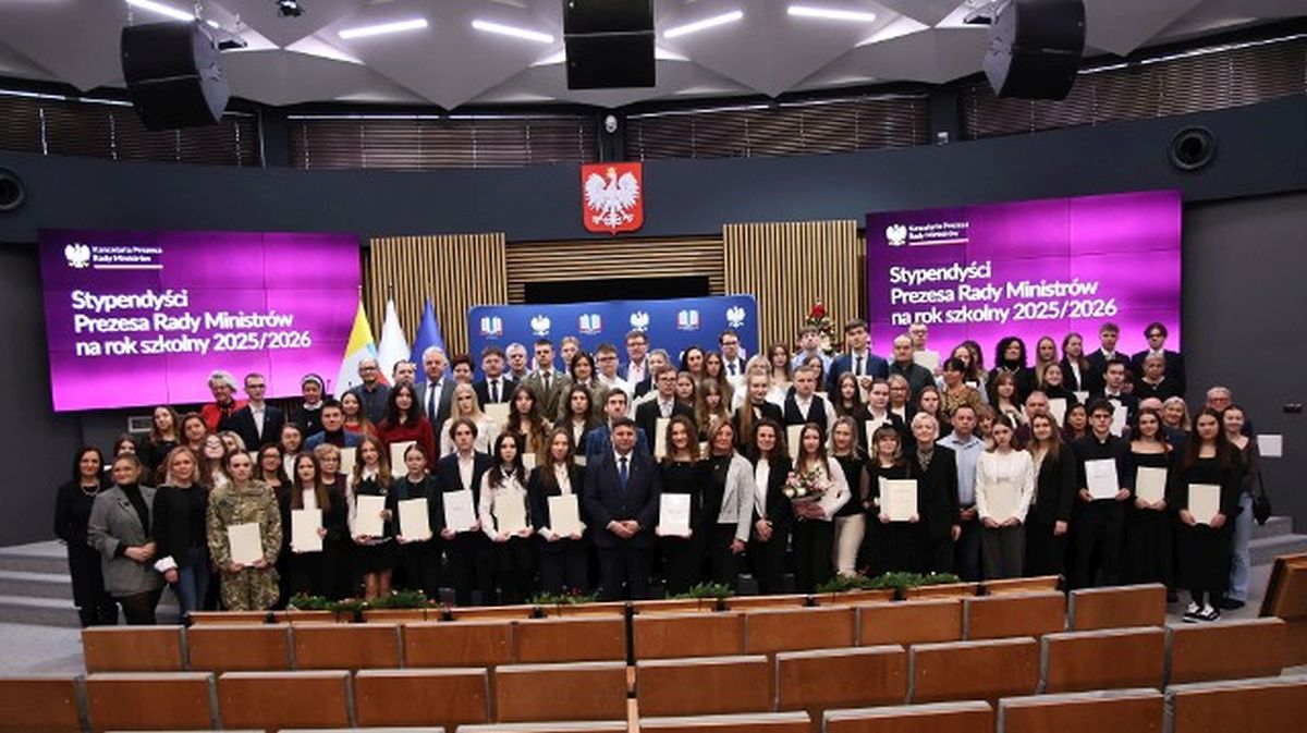 Uroczyste wręczenie stypendiów Prezesa Rady Ministrów